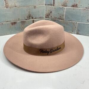 Harley Davidson Womens Call of the Wild Wool Fedora One Size